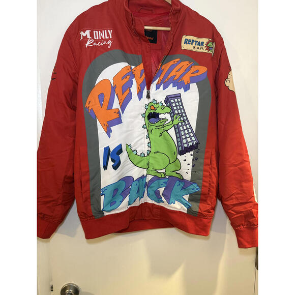 Members Only Mens M Rugrats REPTAR is Back Racing Jacket. Nickelodeon Collab - Picture 1 of 9